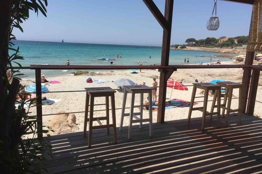 Ajaccio Charmant T2 neuf 40m2 avec balcon au Trottel wifi Clim parking plage à pieds 100m Esterno foto